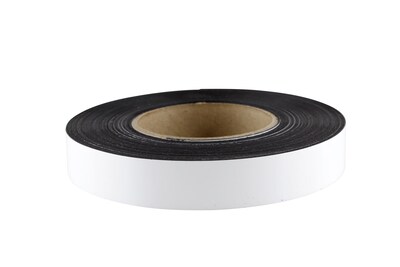 Zeus Magnetic Tape, 1" x 16.66 yds., White (BAU66151)