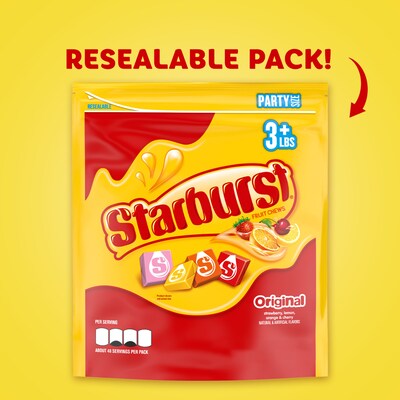 Starburst Original Fruit Chews, 41 oz. Resealable Bag (MMM22649)