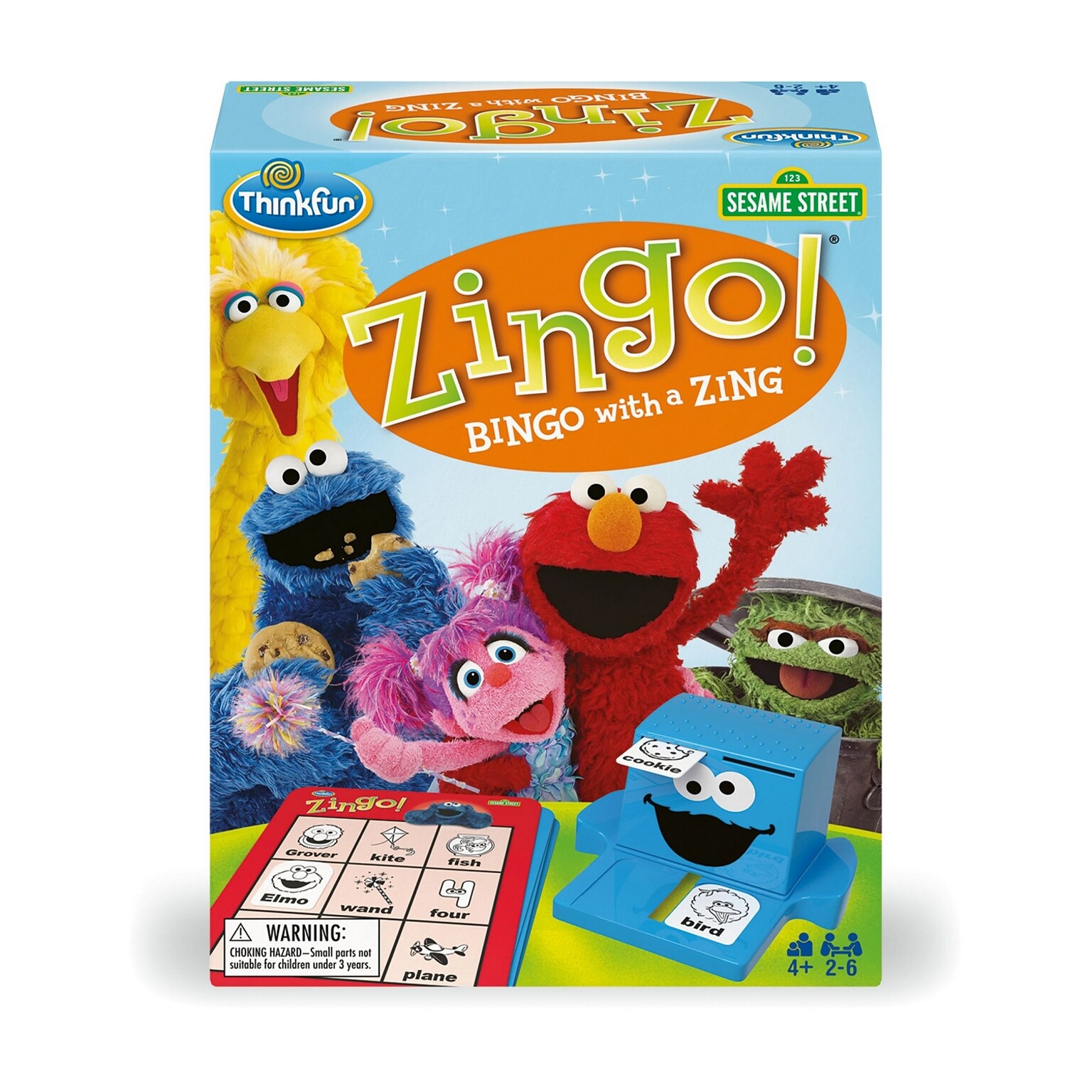 Ravensburger ThinkFun Sesame Street Zingo! Game (45770760)