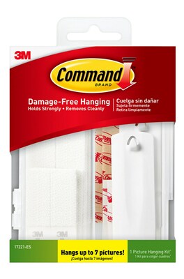Command Assorted Hanging Kit, White, 24/Pack (17221-ES)