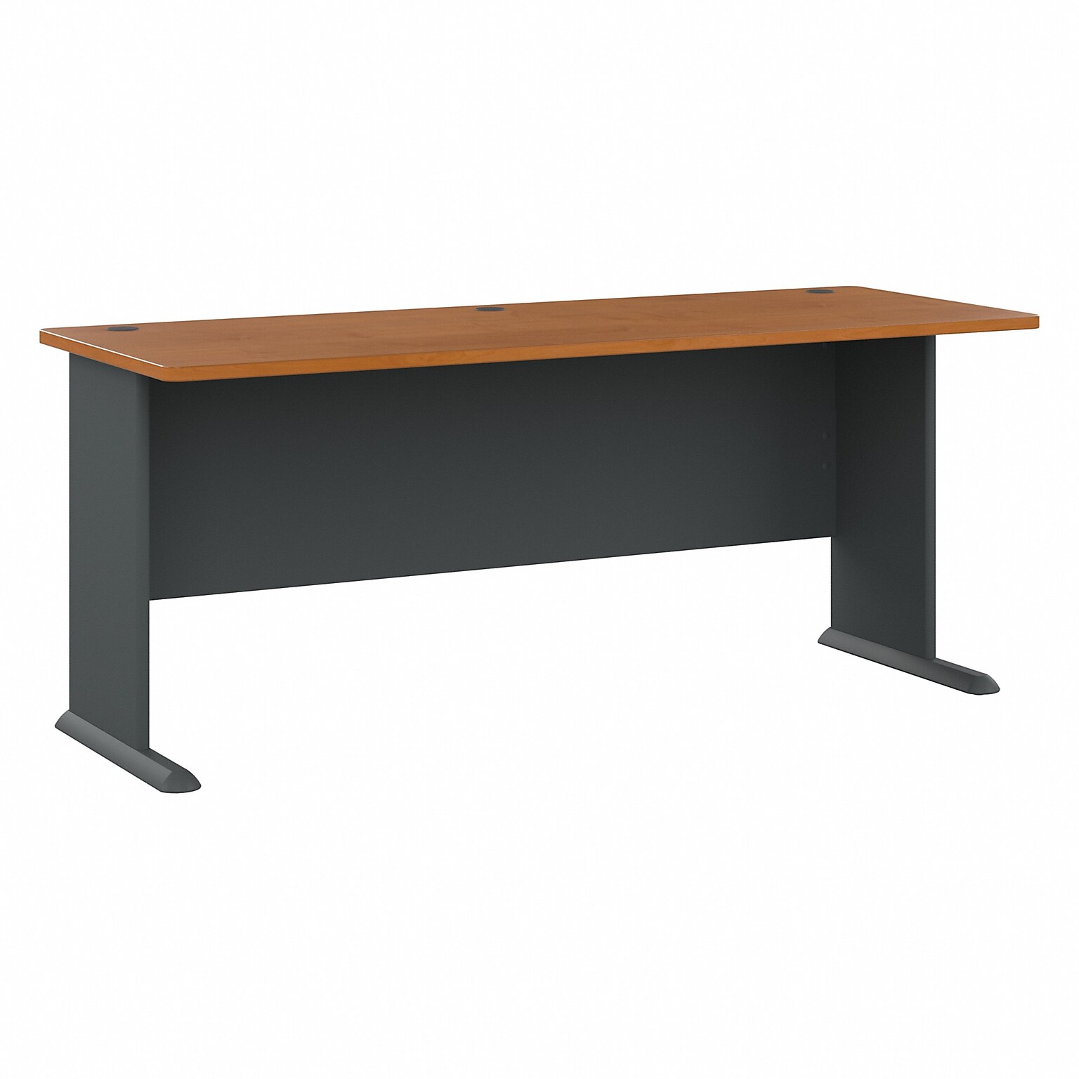 Bush Business Furniture Cubix 72W Desk, Natural Cherry (WC57472)