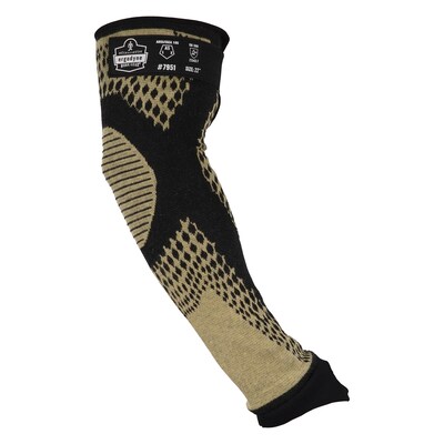 Ergodyne ProFlex 7951 Cut-Resistant Protective Arm Sleeves - ANSI/ISEA 105-2016 A5, EN388: 2X4XF, Heat Resistant, 22 (17959)