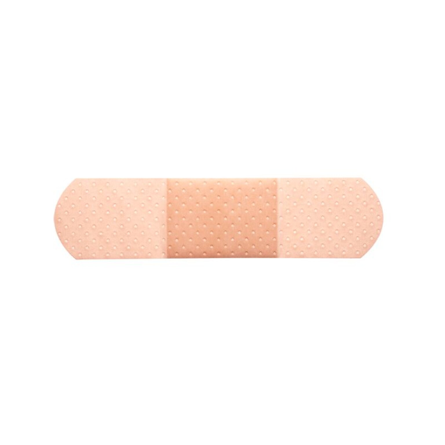 Dynarex DynaSafety 3/4 x 3 Plastic Water Resistant Adhesive Bandages, Beige, 100 Bandages/Box, 24 Boxes/Carton (3601)