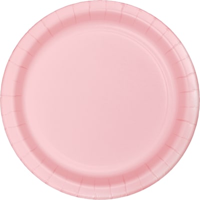Creative Converting Touch of Color Paper Plates, Classic Pink, 240/Carton (47158B)