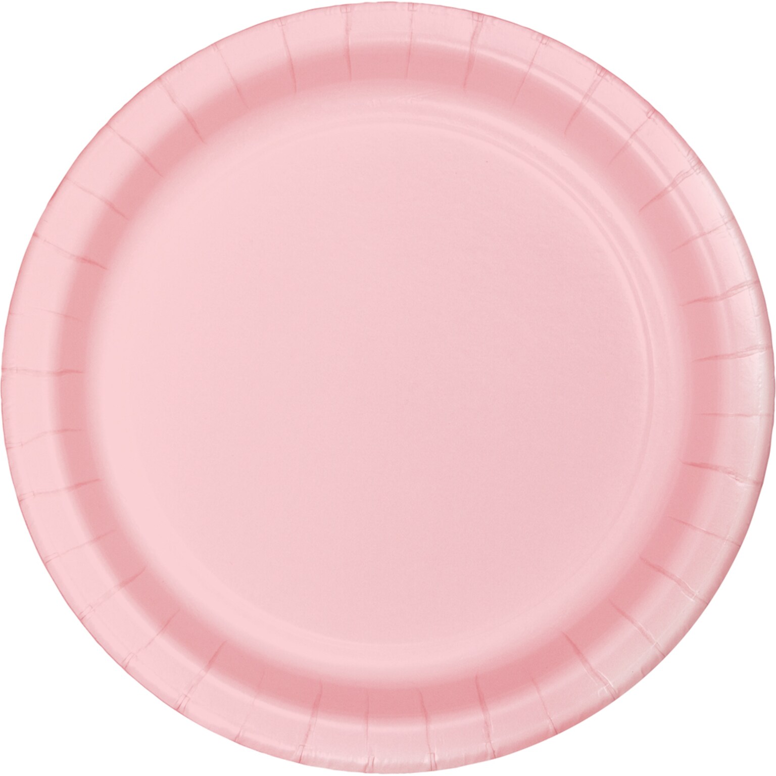 Creative Converting Touch of Color Paper Plates, Classic Pink, 240/Carton (47158B)