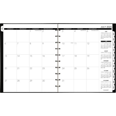 2025-2026 AT-A-GLANCE Move-A-Page 9" x 11" Academic Year Weekly & Monthly Planner, Plastic Cover, Black (70-957E-05-26)