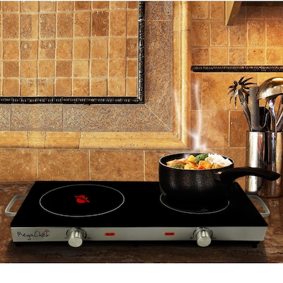 MegaChef Portable Electric 2 Burner Cooktop (937111970M)