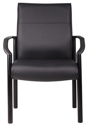 Boss Leather Guest Chair, Black (B689)