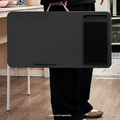 SaharaCase Premium Portable Lap Desk with Cushion, Black/Gray (LT00074)