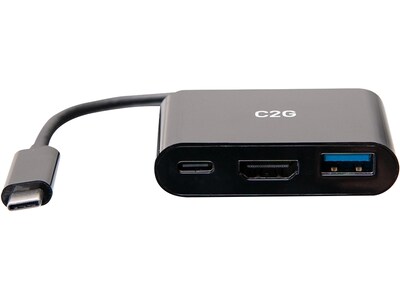 C2G Cables to Go 3-in-1 Mini Docking Station for Laptops (C2G54453)