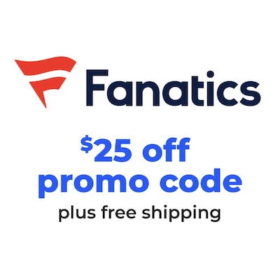 $25 Off at Fanatics - Licensed NBA, NFL, MLB and more Fan Gear