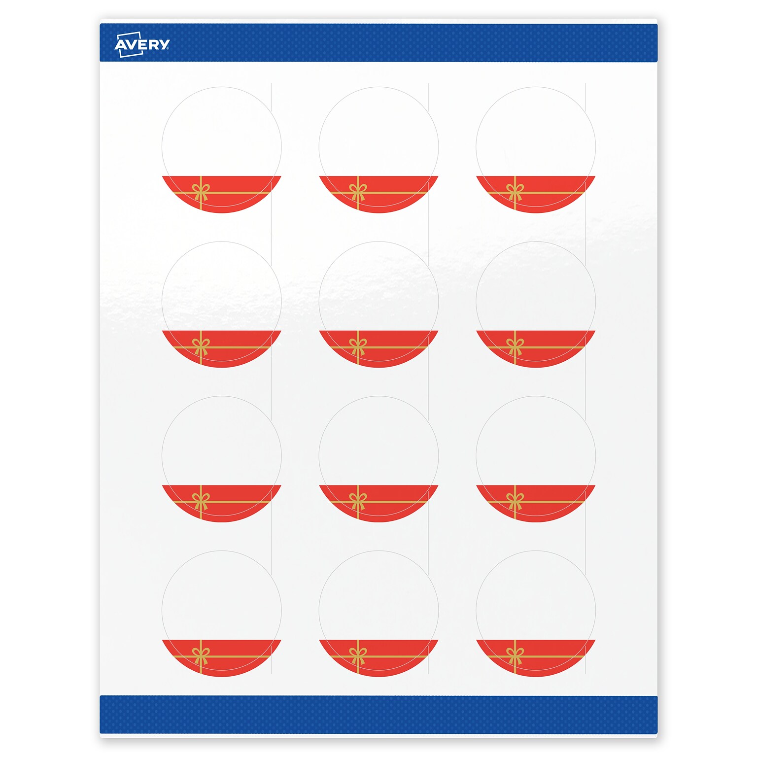 Avery Circle Multipurpose Labels, 2 Dia., White, 120/Pack (19479370555)