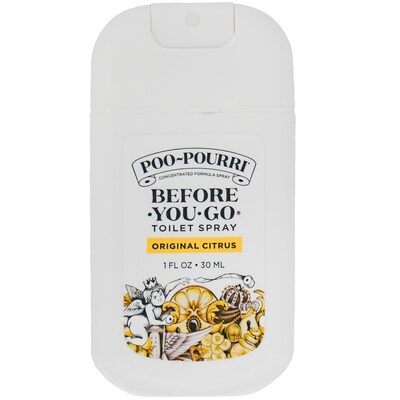 Poo-Pourri Original Citrus Pocket Sprayer - 1 oz Travel Size, 32/Carton (30896-CS)