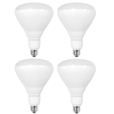 Viribright BR40 16 Watts Cool White LED Flood & Spot Bulb, 4/Pack (654655)
