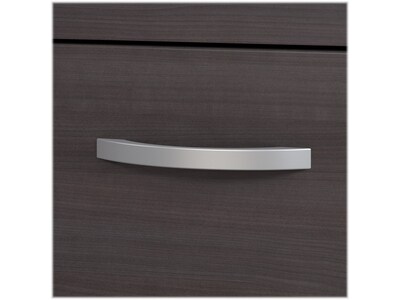 Bush Business Furniture Studio C 66"W Office Desk with Mobile File Cabinet, Storm Gray (STC071SGSU)