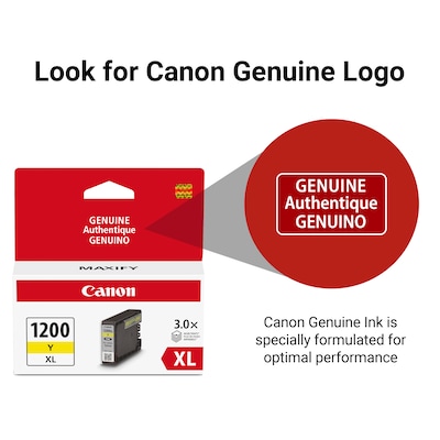 Canon PGI-1200 XL Yellow High Yield Ink Cartridge (9198B001)