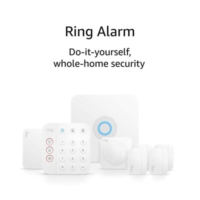 Ring Alarm Wireless Security Kit (2nd Gen), White (B07ZPMCW64)