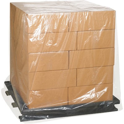 58 x 46 x 96 Pallet Cover, 1.5 mil., Clear, 60/Roll (PC603)