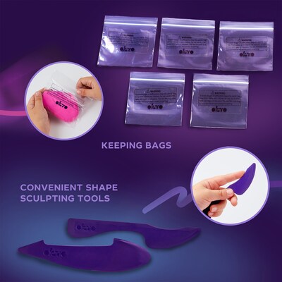 OKTO Air-Dry Clay Set, Assorted Colors, 24/Set (OKT70150)
