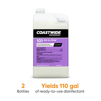 Coastwide Professional Disinfectant All-In-One Concentrate for ExpressMix, 2/Carton (CW044EM03-A)