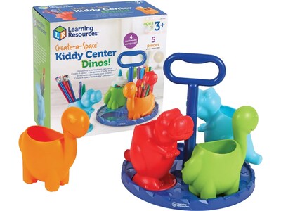Learning Resources Create-a-Space Kiddy Center Dinos Storage Caddy (LER3719)