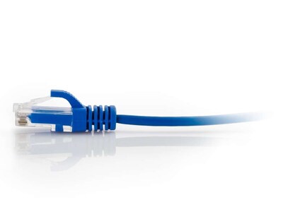 C2G Cables to Go 10' CAT-6 UTP Ethernet Patch Cable, 28 AWG, Blue (01083)