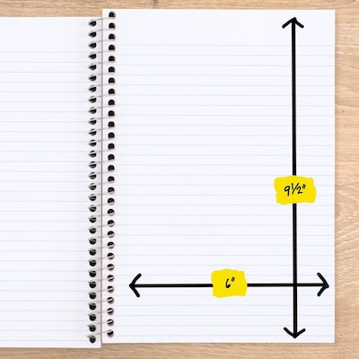 Five Star Five Star 2-Subject Notebooks, College Ruled, Blue (840029CG1-ECM26)