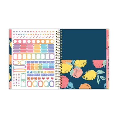 2026 Blue Sky Livewell Navy 7" x 9" Monthly Personal Organizer, Plastic Cover (154760)