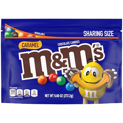 M&Ms Sharing Size Caramel Milk Chocolate Pieces, 9.6 oz. (MMM50887)