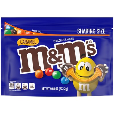 M&Ms Sharing Size Caramel Milk Chocolate Pieces, 9.6 oz. (MMM50887)