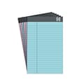 TRU RED™ Notepads, 5 x 8, Narrow Ruled, Pastels, 50 Sheets/Pad, 6 Pads/Pack (TR57356)