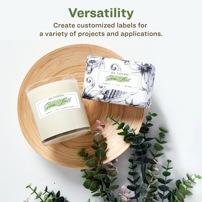 Avery EcoFriendly Laser/Inkjet Rectangle Multipurpose Labels, 3/4" x 2-1/4", White, 750/Pack (94216)