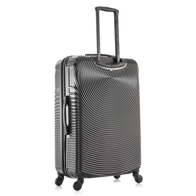 DUKAP Inception 29.29" Hardside Suitcase, 4-Wheeled Spinner, TSA Checkpoint Friendly, Black (DKINC00L-BLK)