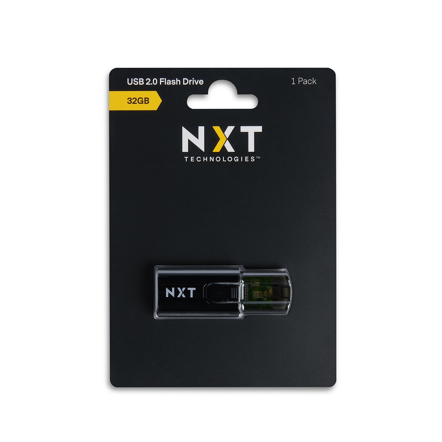 NXT Technologies™ 32GB USB 2.0 Type A Flash Drive, Black (NX61109)