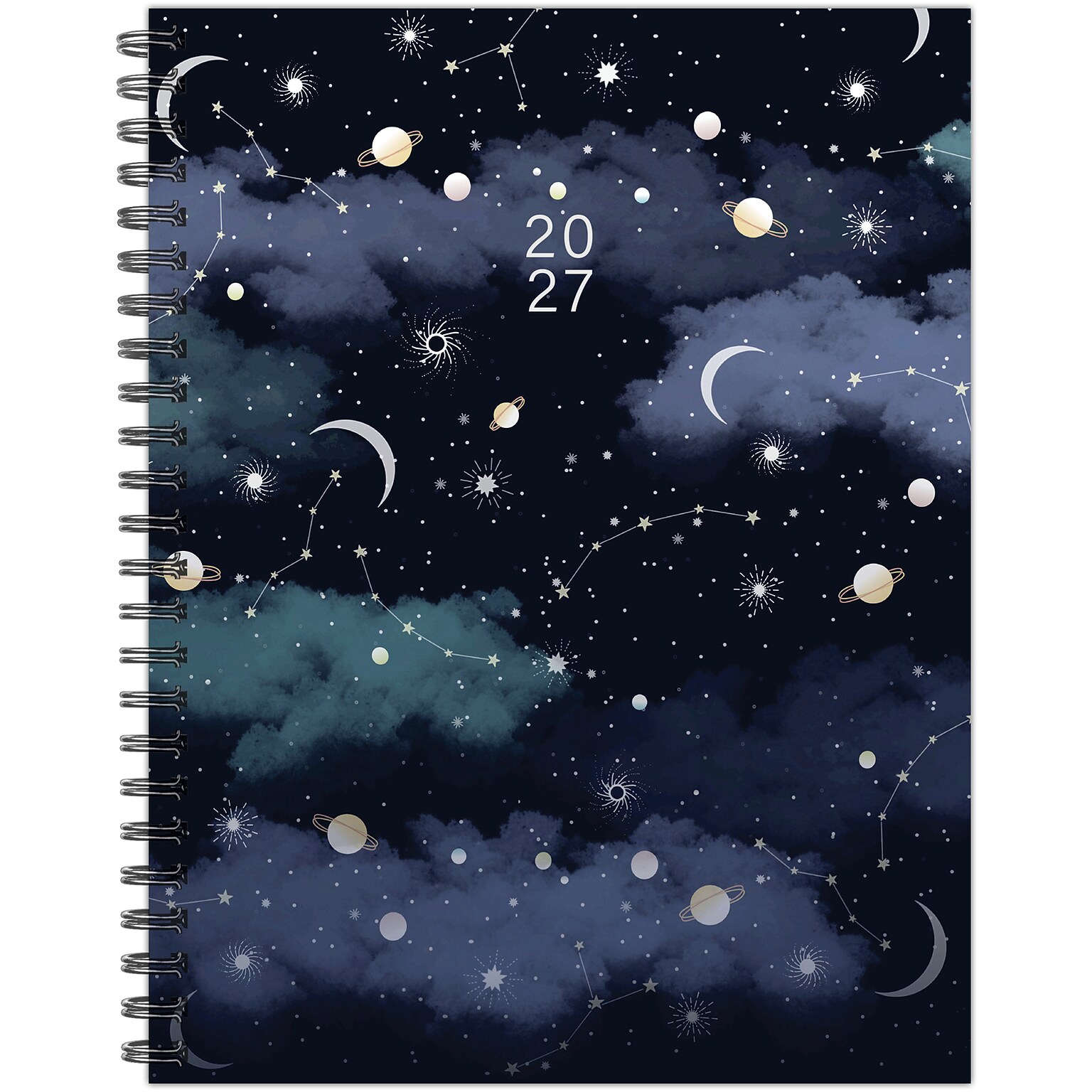 2027 Willow Creek Celestial Dreams 6.5 x 8.5 Calendar Year Weekly & Monthly Standard Planner, Assorted Colors (66805)