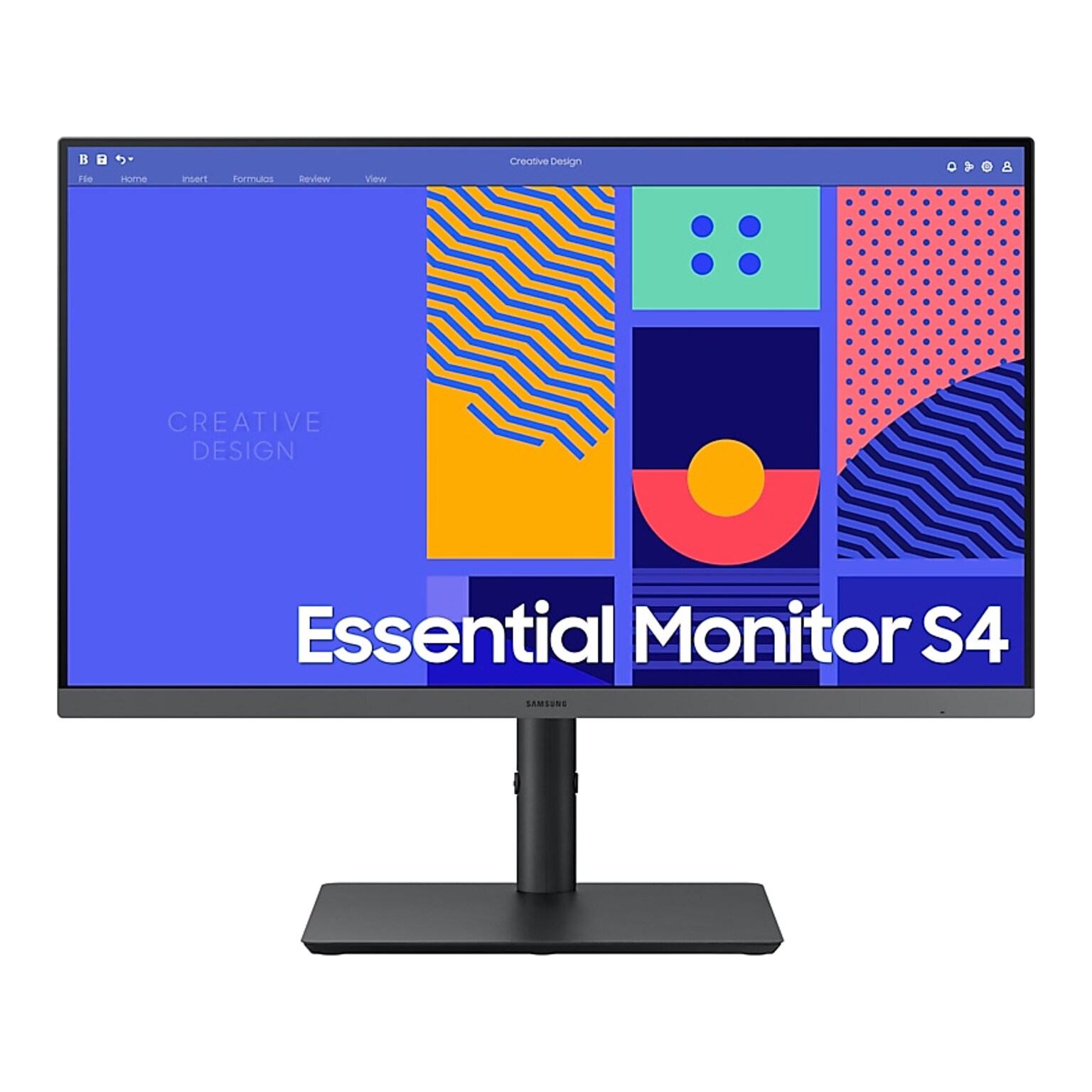 Samsung S4 24 100 Hz LCD Business Monitor, Black (S24C432GAN)