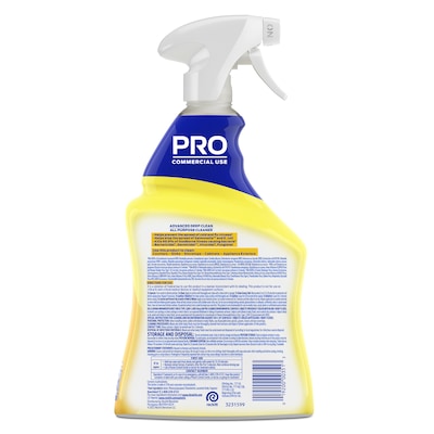 Lysol Professional Advanced Deep Clean Disinfecting All Purpose Cleaner Degreaser, Lemon Breeze Scen