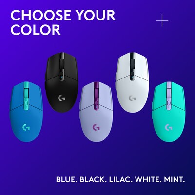 Logitech G305 Lightspeed Wireless Optical Gaming Mouse, Blue (910-006012)