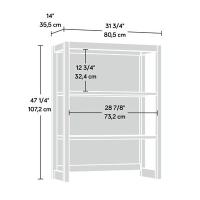 Sauder Cannery Bridge 32"W Desktop Hutch, Sindoori Mango (429554)