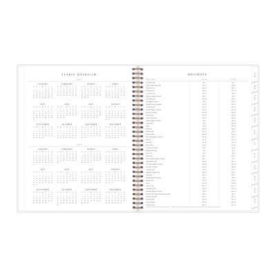 2026 Blue Sky Green Earth Freya Lilac 8.5" x 11" Calendar Year Weekly & Monthly Planner, Plastic Cover (153757)