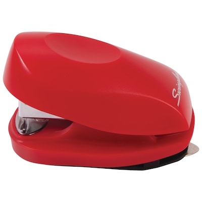 Swingline Tot Mini Stapler, 12-Sheet Capacity, Staples Included, Rio Red (S7048212)
