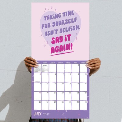 2027 TF Publishing Mahogany 12" x 12" Monthly Wall Calendar, Multicolored (27-1128)