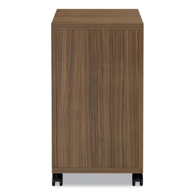 Alera Valencia Series Mobile Pedestal, 2 Legal/Letter-Size Drawers, Modern Walnut (ALEVA582816WA)