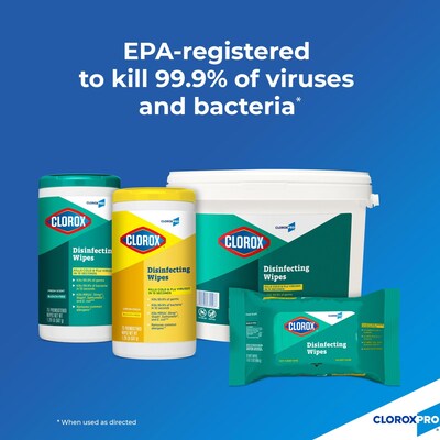 Clorox Commercial Solutions Clorox Disinfecting Wipes, Fresh Scent - 700 Wipes (31547)