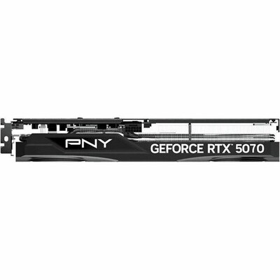PNY NVIDIA GeForce RTX 5070 PCI Express 5.0 x16 12GB GDDR7 Gaming Graphics Card, 2325 Core, 28000MHz, Black (VCG507012TFXPB1)