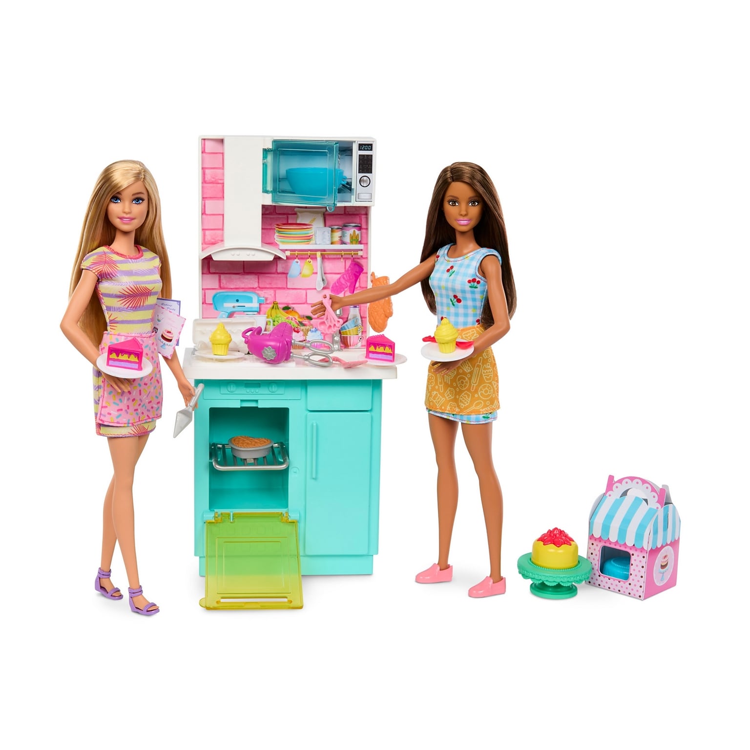 Mattel Barbie Celebration Fun Dolls and Accessories Baking Playset (HJY94)