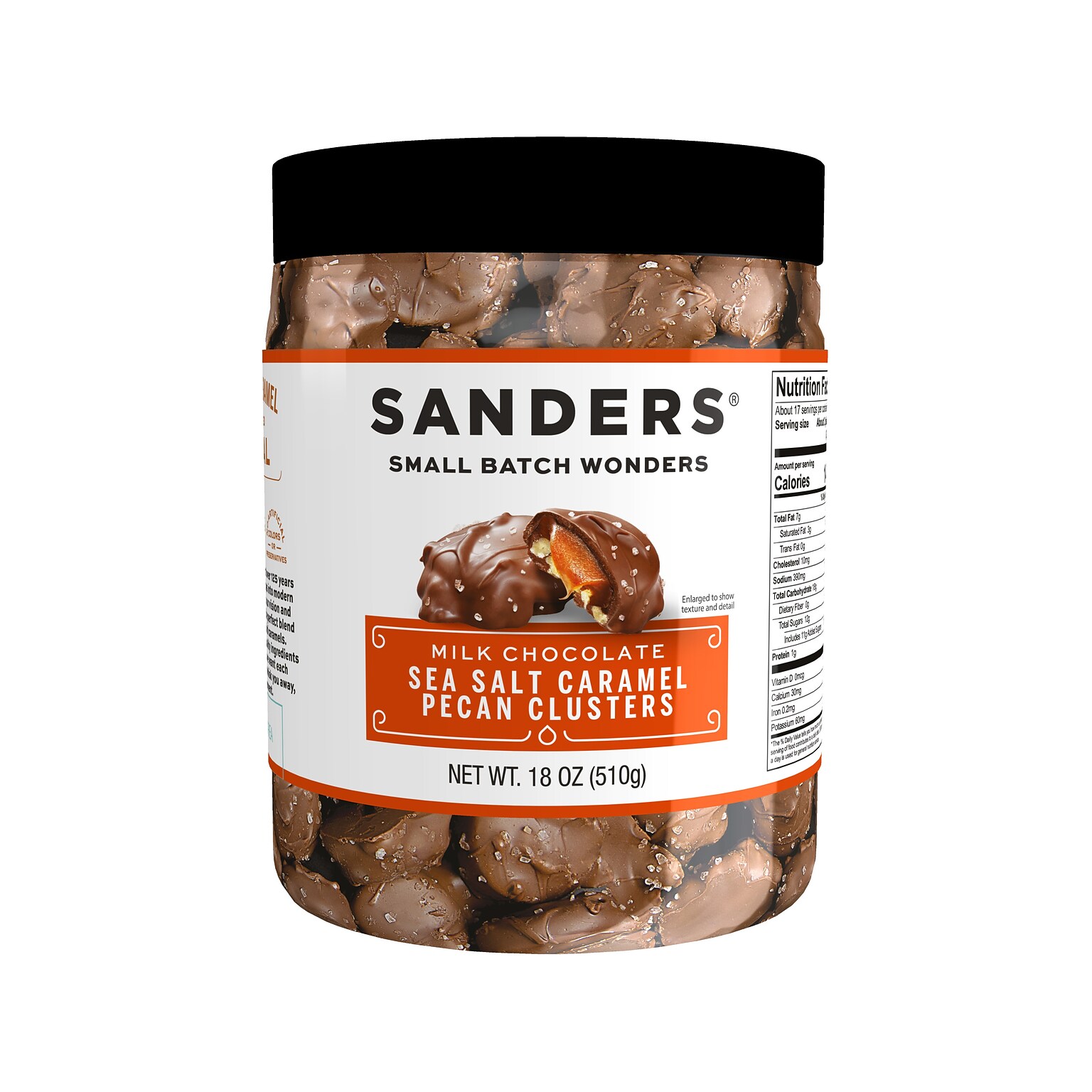 Sanders Small Batch Wonders Milk Chocolate Sea Salt Caramel Pecan