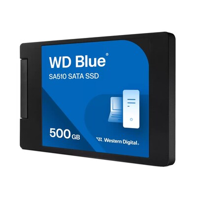 WD Blue SA510 500GB 2.5 SATA III Internal Solid State Drive, 3D-NAND (WDS500G3B0A-00AXR0)
