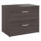 Bush Business Furniture Studio A 2-Drawer Lateral File Cabinet, Locking, Letter/Legal, Storm Gray, 36" (SDF136SGSU-Z)