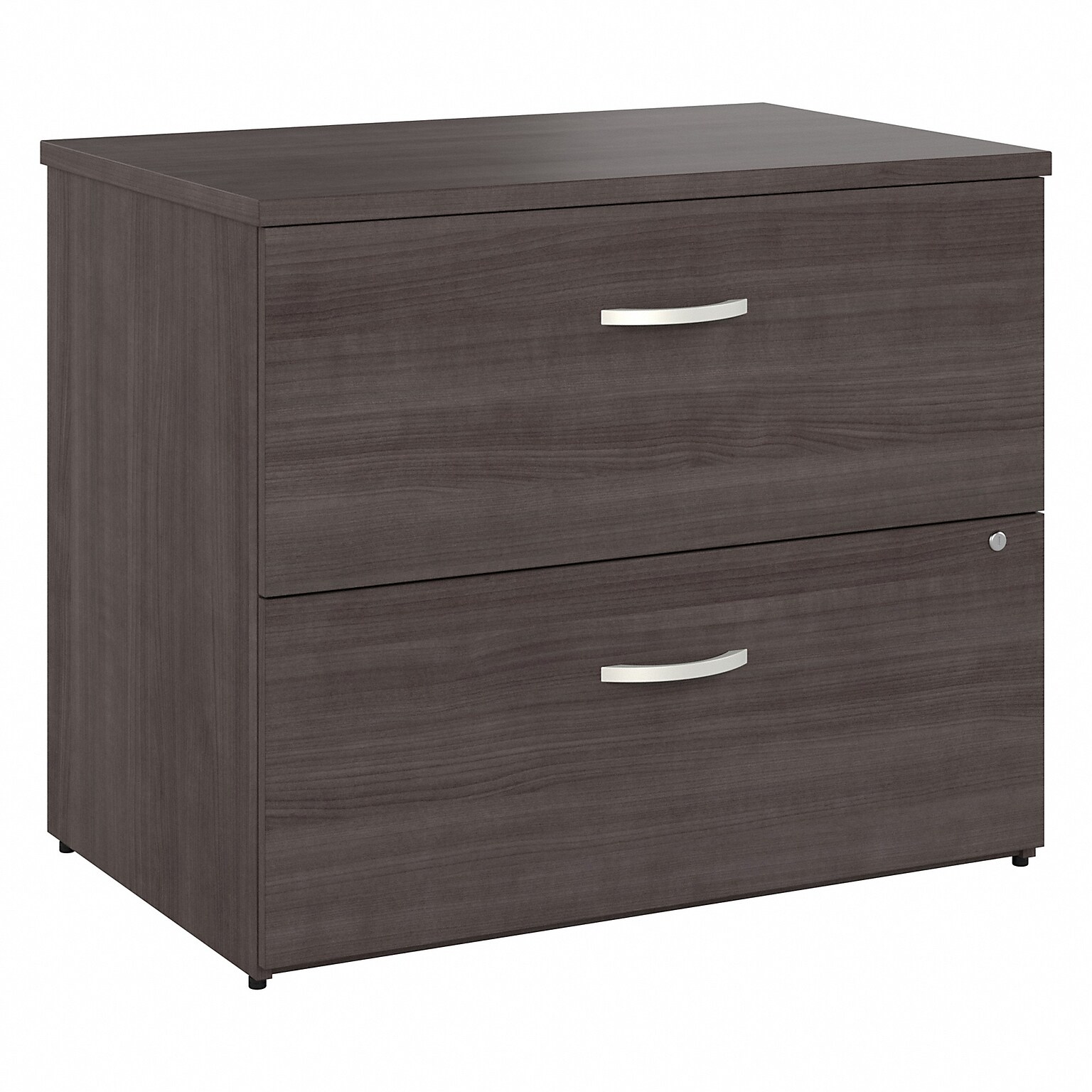 Bush Business Furniture Studio A 2-Drawer Lateral File Cabinet, Locking, Letter/Legal, Storm Gray, 36 (SDF136SGSU-Z)